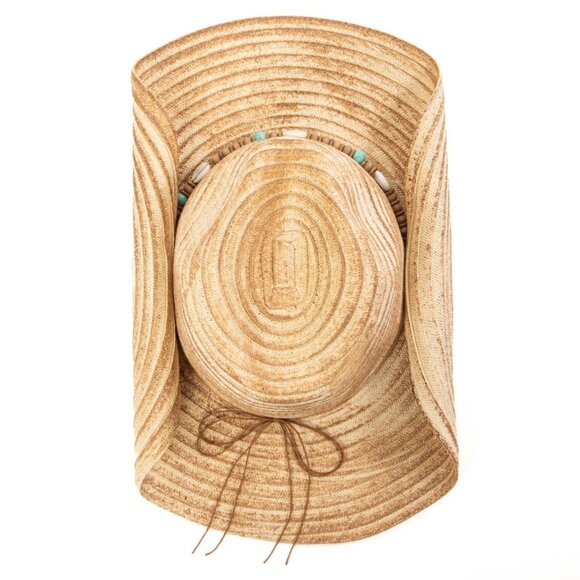 San Diego Hat Company Elena Cowboy with Rolled Wire Brim Edges in Toast main image 6
